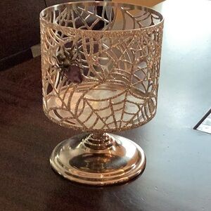 Bath & Body Works Silver Holiday Decor Candle Holder